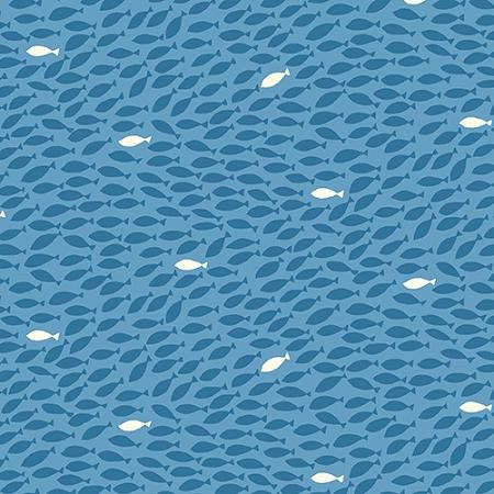 Nautical - Fishes - The Henley Studio - TP-1238-B - Multicolored - Makower UK