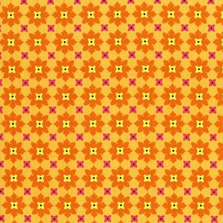 DC3897-Orange FQ - Tiny Flowers - AndaLucia Collection - BLT-O160