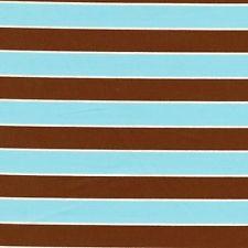 Metro Living - Stripes - Surf - EIP-11015-215 - Aqua Blue - Brown - White - Robert Kaufman