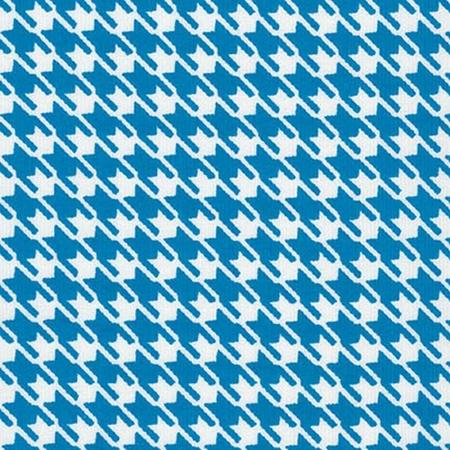 Cool - Houndstooth - Wales Corduroy - AAK-14794-78 - Peacock Blue on White - Robert Kaufman