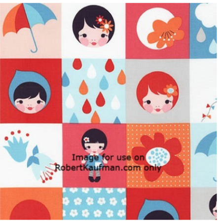 Whatever The Weather - Blocks - ALL-15437-216-Cloud - Multicolored - Robert Kaufman