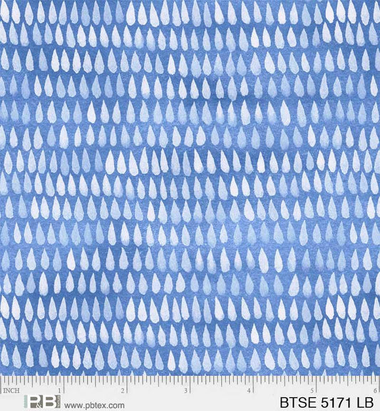 5171 LB - By The Sea Collection - Droplets - Maria Over - Light Blues On Blue - BLT-Q3