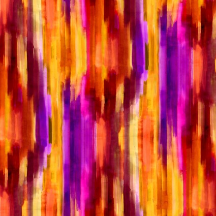 5039-FO - Hues - Painted Rainbow Stripes - 108" Backing - BLT-Q10