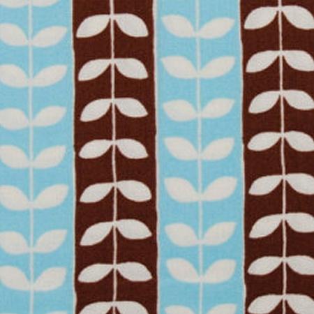 Summer - Vine Stripes - Mingle - AMN-9671-193 Blue Brown White - Robert Kaufman