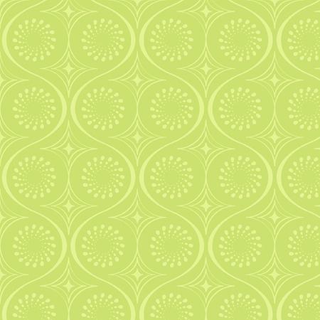 Frippery - Swirls - Thomas Knauer - A-5819-T1 - Multicolored - Green on Citron - Andover