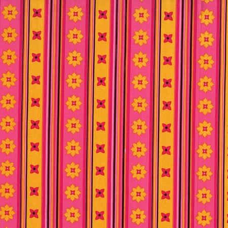 Flowery Stripe - AndaLucia Collection by Patty Young - DC3898-Fuschia FQ - Fuchsia - Pink - Orange - Michael Miller
