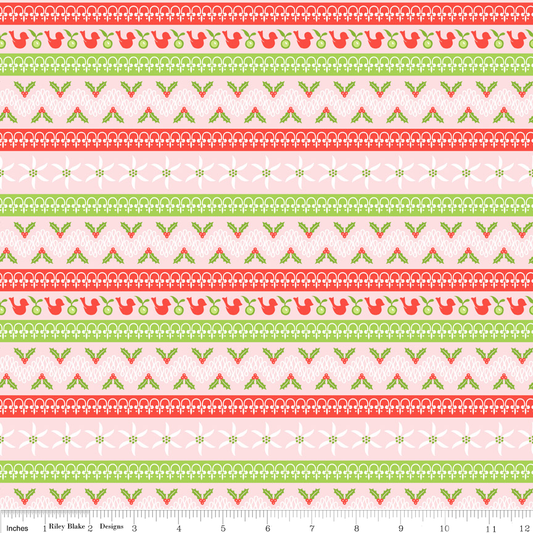 C2905-Pink-4648 - Stripes - White Wonderland - BLT-G234