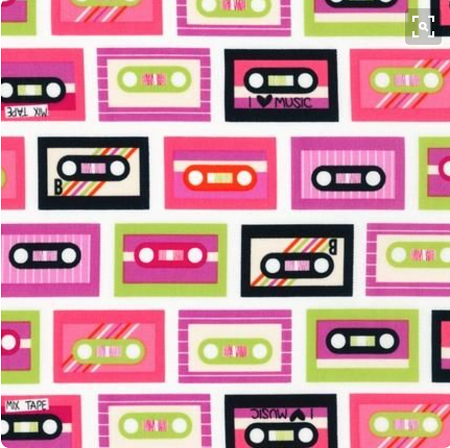 Beatbox - Retro Cassettes - AAK-14568-256 - Multicolored - Robert Kaufman