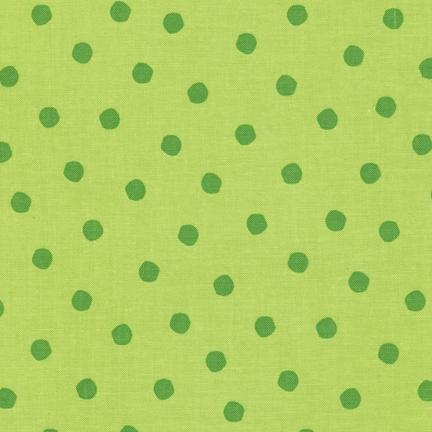 Dr. Suess - Celebrate Suess 2 - Dots - Grass on Lime Background - ADE-12778-47-Grass - Robert Kaufman