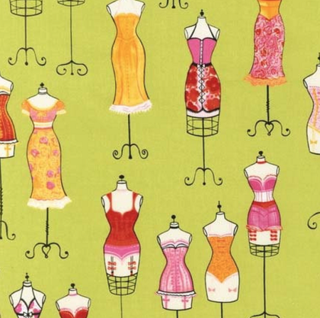 Dress Up - Dress Forms - Multicolored on Sweet Pea Green - AFD-11325-55