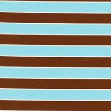 Metro Living - Stripes - Surf - EIP-11015-215 - Aqua Blue - Brown - White - Robert Kaufman