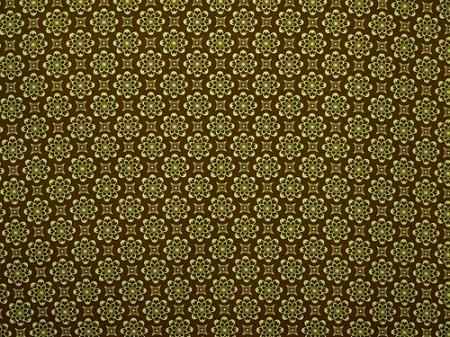 Arabesque Floral - BKT-8995-41-Celery - Multicolored - Green on Brown Background - Pimatex Basics