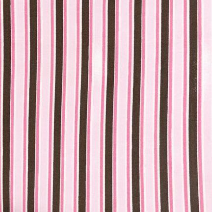 Stripes - BKT-8924-167-Hot Pink - Multicolored - Brown - Hot Pink on Pink - Pimatex Basics
