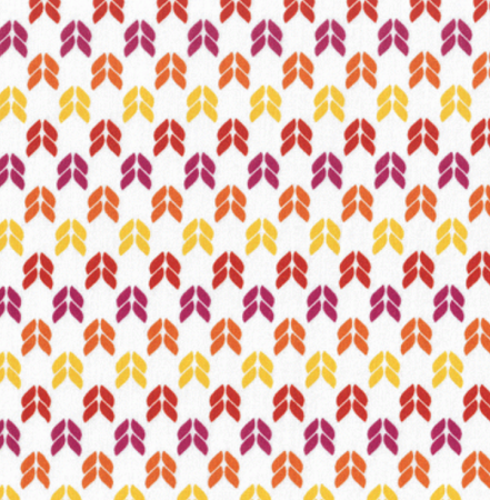 Plaid Yarn - Stitch - Betz White - ABZ-11894-238 - Multicolored Blue - Fuchsia - Orange - Yellow on White Background - Robert Kaufman