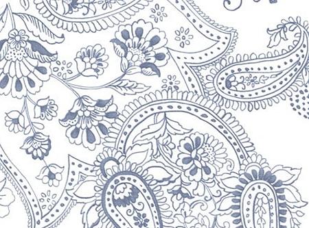 Michael Miller - Pristine Paisley - SG5214-WEDGEWOOD - Weekend Clubhouse - Michael Miller